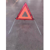 Portable Warning Triangle and Safety Vest Kit for Emergency Roadside Safety