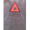 Portable Warning Triangle and Safety Vest Kit for Emergency Roadside Safety