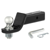 RR8205 Adjustable Hitch Ball Mount 2 Inch, 3-3/4" Up & 4" Down, 5000 lbs Tow Capacity, 500 lbs Tongue Weight, Powder Coated Steel