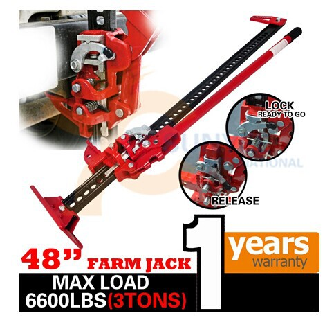 ATLI 20",33",48",60"Farm Jack Durability Farm Lift Car Jack for 4x4 Off-road ,3 Ton (6,000 lb) Capacity