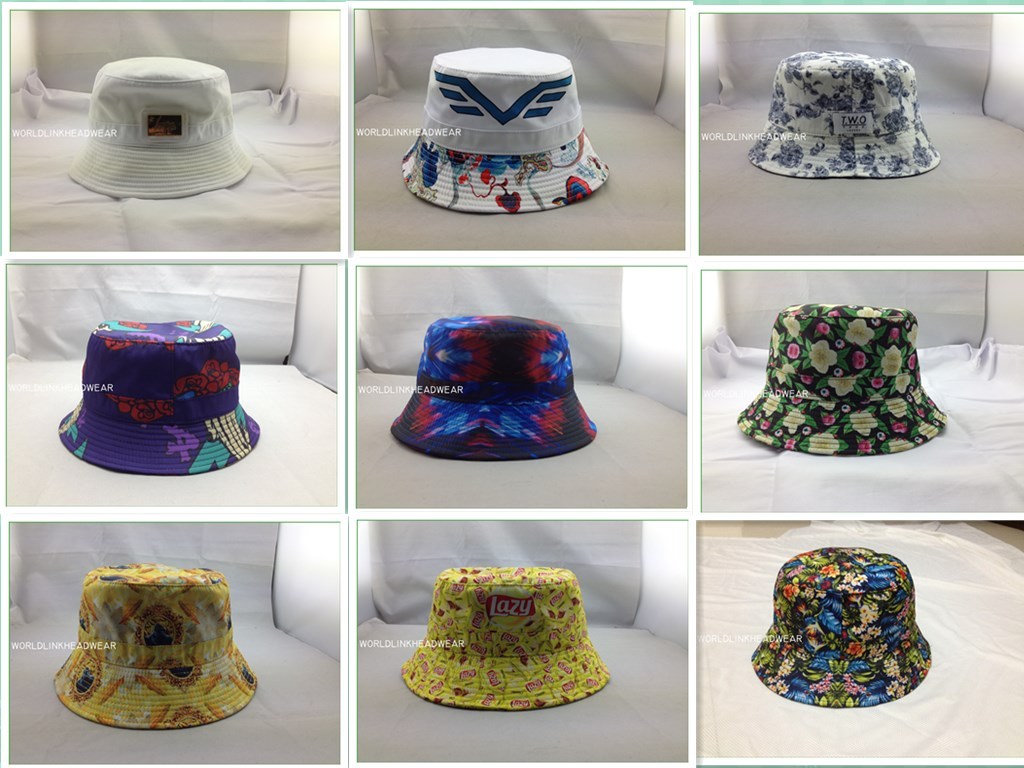 NEW floral bucket hat cap,sublimation bucket hat；all over printing ...