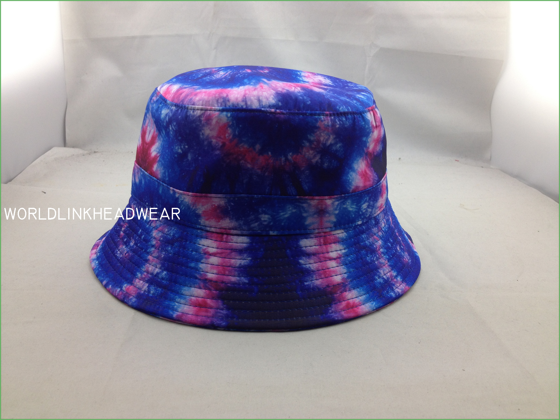 tie dye bucket hat with string