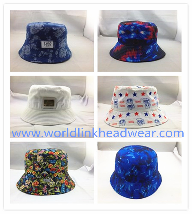 custom sublimation bucket hat；custom print bucket hats；wholesale cotton