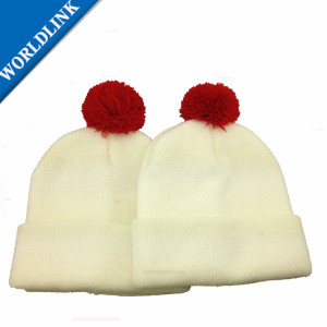 Pompom Winter kid Hat Knitted Knitting Hat Beanie