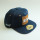 design your heavy washed denim snapbacks hat with hang tag