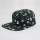 Adjustable All Over pattern Print 5-Panel Flat Bill Cadet Cap