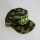 camo 6-panels suede flat peak hat with fluorescence embroidery
