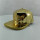 Custom Waterproof Ventilation golden TPU Snapback Cap with metallic thread embroidery double brim zipper