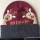 wholesale custom Christmas deer red knitted hat with pom pom