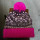 jacquard weave heavy yarn knitted hats warm winter caps