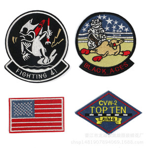 custom high quality embroidery patches accessory