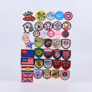 custom high quality woven/cloth patches accessory