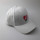 custom white cotton baseball cap and hat with embroidered rabbit