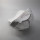 custom white cotton baseball cap and hat with embroidered rabbit