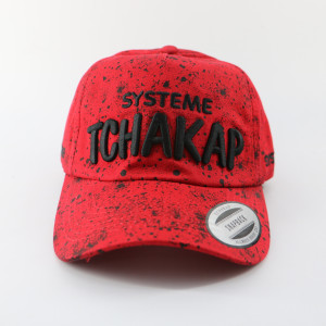 Hip Hop Trendy White Dot Casual Baseball Cap For Men Splash-ink Fancy baseball Hats