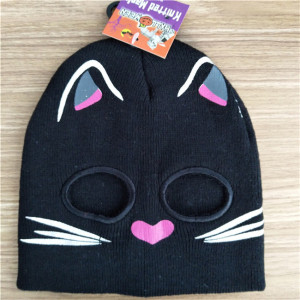 custom fashion special cute cat knit hat