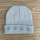 custom soft kniting hat with fur pom pom