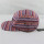 custom digital print logo 100% polyester 5 panel hat with leather patches