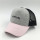 wholesale custom summer sand beach 5 panel pink gray black mesh trucker hat baseball cap with 3D rubber letter