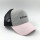 wholesale custom summer sand beach 5 panel pink gray black mesh trucker hat baseball cap with 3D rubber letter