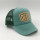 wholesale custom summer sand beach 5 panel cyanine mesh trucker hat baseball cap with screen printing logo