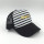 customize new design high quality foam polyester stripe surfing mesh trucker hat with gold stamp logo