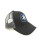100% cotton twill mesh trucker with custom silver embroidered logo sandwish brim made in china
