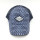 wholesale navy rhombus five panels mesh trucker with custom woven logo made in china