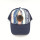 wholesale digital printing stripe five panels mesh trucker with custom leather patch logo made in china