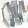 wholesale custom blank plain Laser reflect PU leather sun visor hat