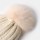 wholesale customized Thick Cable Knit Beanie Skull Cap Unisex Winter Hat with big pom pom faux fox fur