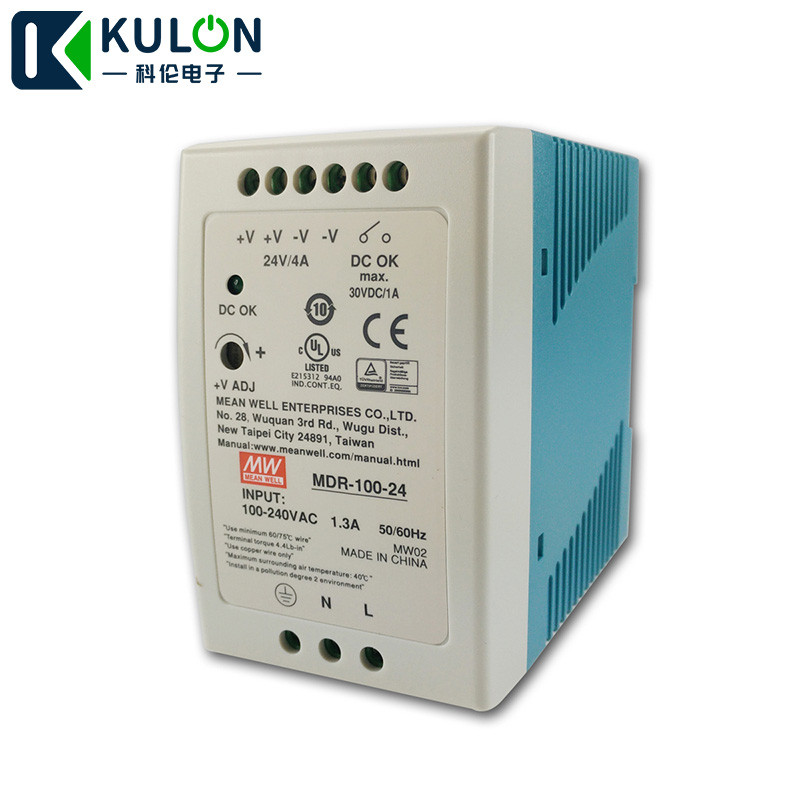 Utini Din Rail Switching Power Supply 100w 12V 15V 24V 48V DC Output MDR-100W PSU Output Voltage: MDR-100W-12V 