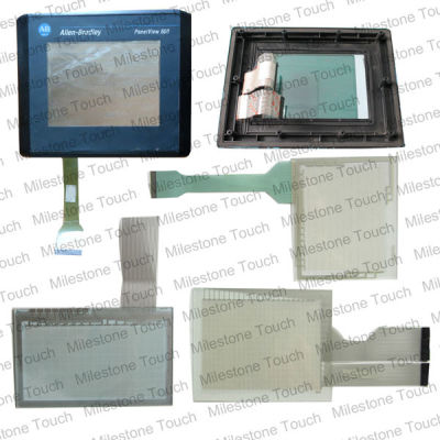 2711-k10c1 panel de pantalla táctil/panel táctil de pantalla para 2711-k10c1