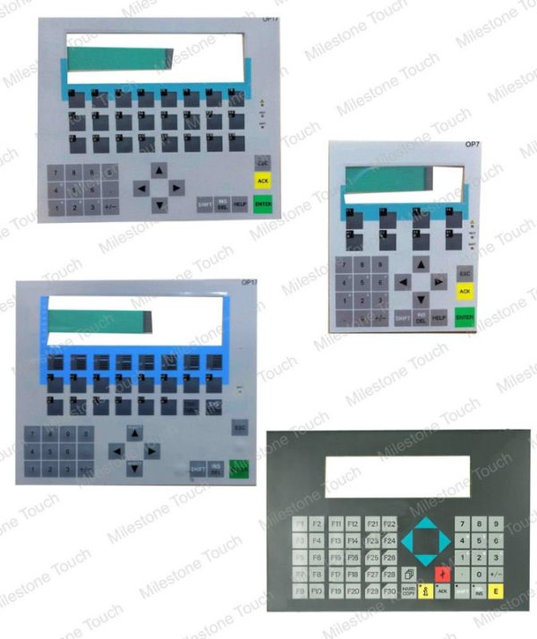 6av3 607 - 1jc00 - 0ax0 op7 teclado de membrana/ teclado de membrana 6av3 607 - 1jc00 - 0ax0 op7