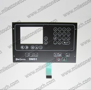 Membrane keypad for Delem DM51,Membrane switch for Delem DM51