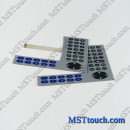 Membrane keypad for Allen Bradley 2711P-K6C20D,Membrane switch for Allen Bradley PanelView Plus 600 2711P-K6C20D