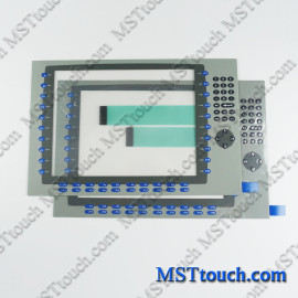 Membrane keypad for Allen Bradley 2711P-K15C15A2,Membrane switch for Allen Bradley PanelView Plus 1500 2711P-K15C15A2