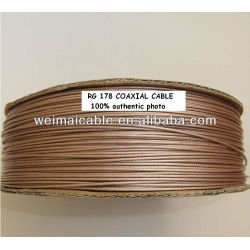 De China Hangzhou Linan 50 ohm RG178 cable coaxial WMM1819