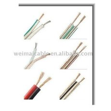 2 Core Cable de altavoz plano / Kable made in china 6468