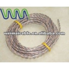 Transparente trenzado cable del altavoz WM0029D
