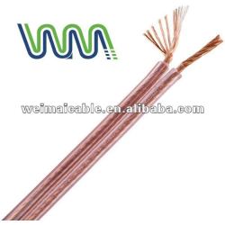 De aluminio revestido de cobre Cable de altavoz transparente WM0053D