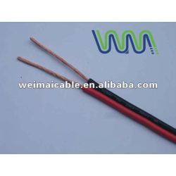 Transparente trenzado cable del altavoz WM0027D