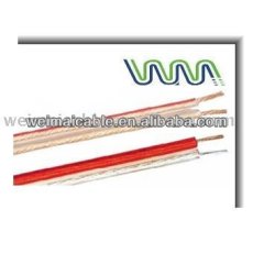 Negro y rojo o Cable de altavoz transparente WM0582Dhigh end Cable de altavoz