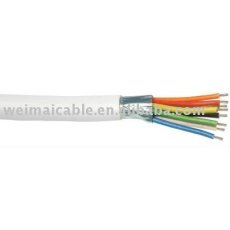 Alta calidad 4 del núcleo de Cable de alarma WM0567D