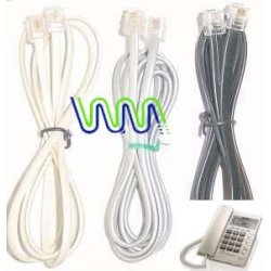 Made In China con alta calidad PVC Cable de teléfono