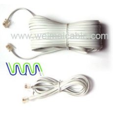 Caliente la venta de teléfono Cable de teléfono WM0575D 2 p Cable de teléfono