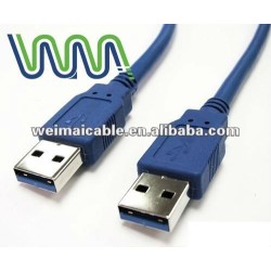 Caliente venta usb cable de extensión / AM a AF ángulo recto WM0052D