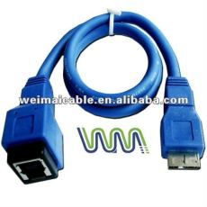 3.0 USB cable con velocidad de transferencia de máximo 5.0 gbps, Usb2.0 / USB3.0 WM0035D