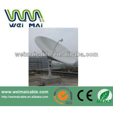 Montaje en poste C y Ku banda de la antena parabólica WMV021472