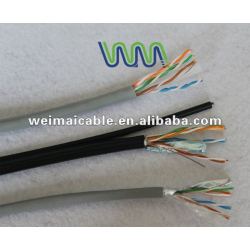 تقدم ce 0.56mm النحاس النقي cat6 wm0102d utp كابل الشبكة المحلية